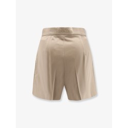 Tabacco stretch cotton shorts