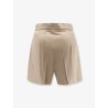 Tabacco stretch cotton shorts