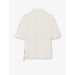 Viscose and linen blend shirt