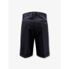 Cotton and linen shorts