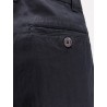 Cotton and linen shorts