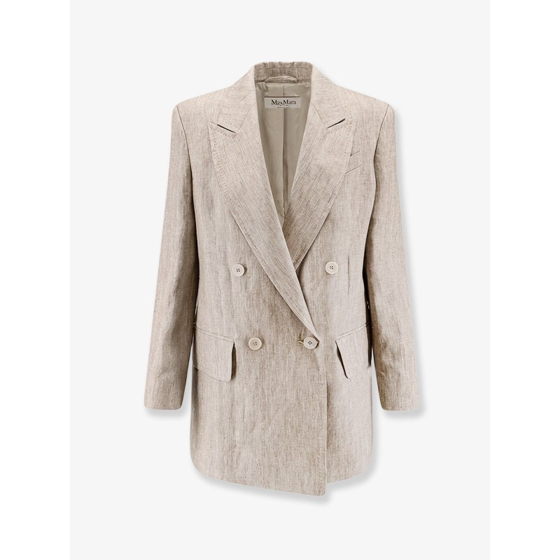Mxmolimpia linen blazer