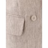 Mxmolimpia linen blazer