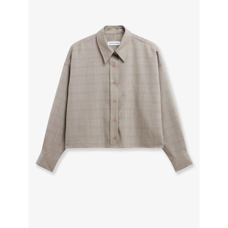Arlen shirt in virgin wool blend
