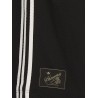 Recycled nylon Bermuda shorts with printed logo on the front
