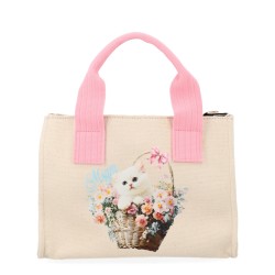 BORSA TOTE SMALL CON STAMPA
