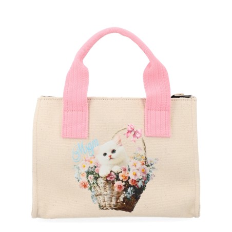 BORSA TOTE SMALL CON STAMPA