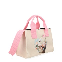 BORSA TOTE SMALL CON STAMPA