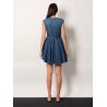 Wrap denim dress