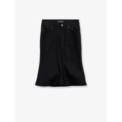 Cotton Midi Skirt