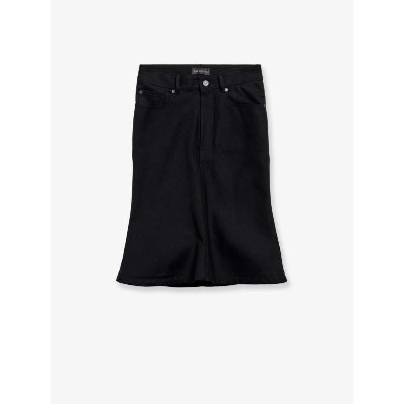 Cotton Midi Skirt