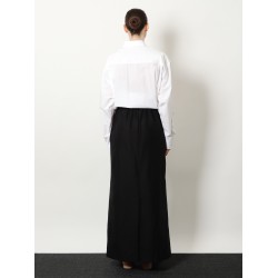 Saul cotton and silk long skirt