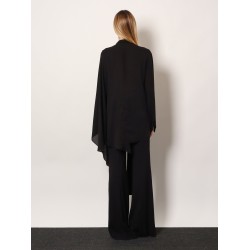 Silk shirt with bow