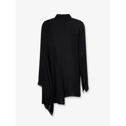 Silk shirt with bow