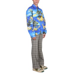 NYLON JACKET WITH PRINT