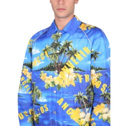 NYLON JACKET WITH PRINT