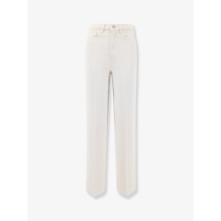 Flip denim trousers