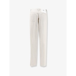 Flip denim trousers