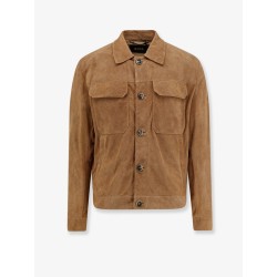 Merfo perforated suede jacket