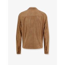 Merfo perforated suede jacket