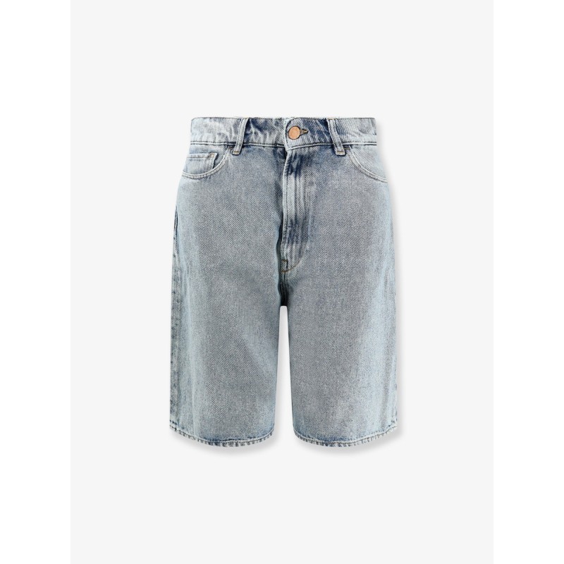 Skater blue denim bermuda shorts