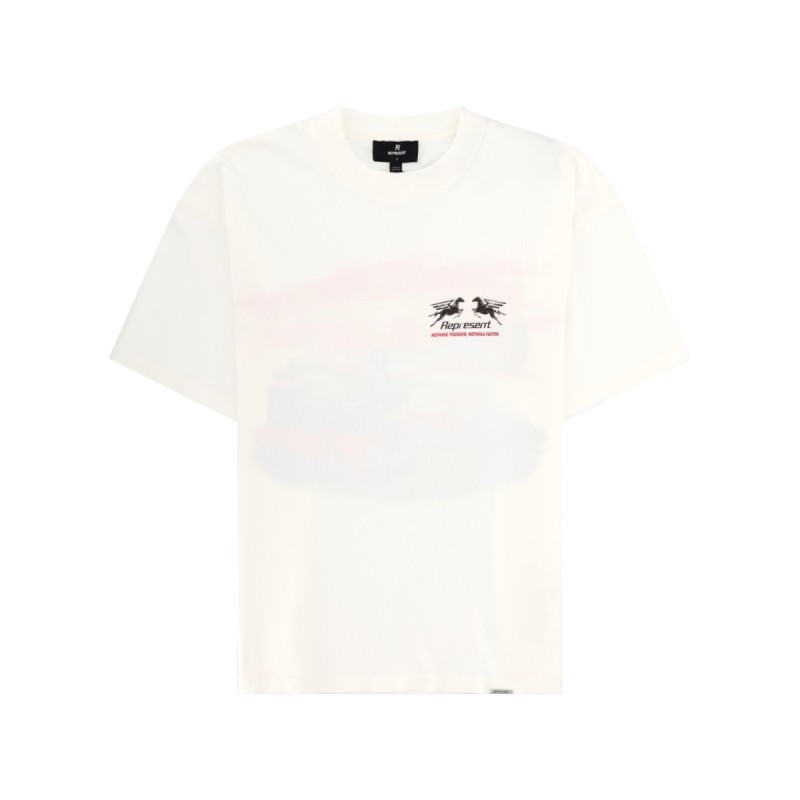 T-SHIRT CON STAMPA "24 HOUR SERVICE"