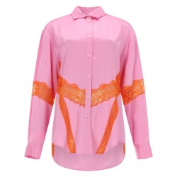 CAMICIA CON INSERTI IN PIZZO