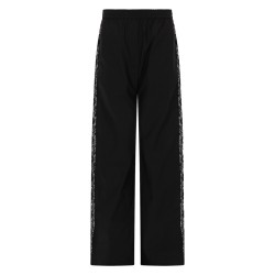 PANTALONE DRITTO CON DETTAGLI IN PIZZO