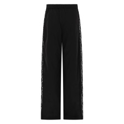 PANTALONE DRITTO CON DETTAGLI IN PIZZO