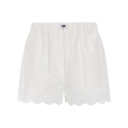 SHORTS CON MOTIVO TRAFORATO