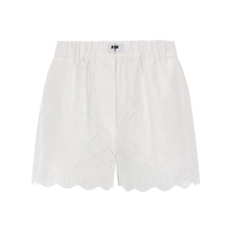 SHORTS CON MOTIVO TRAFORATO