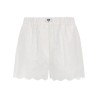 SHORTS CON MOTIVO TRAFORATO