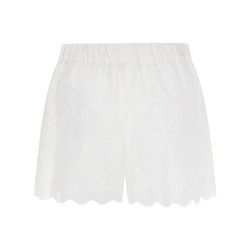 SHORTS CON MOTIVO TRAFORATO