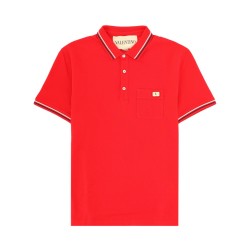 POLO CON PATCH LOGO