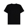 T-SHIRT CON LOGO RICAMATO IN PIZZO