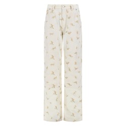 PANTALONE CON MOTIVO FLOREALE