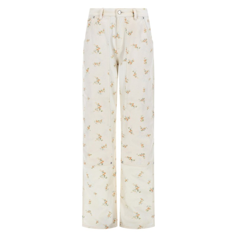PANTALONE CON MOTIVO FLOREALE