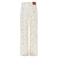 PANTALONE CON MOTIVO FLOREALE