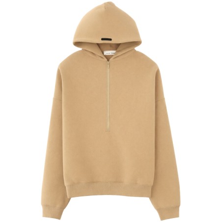 FELPA CON ZIP E CAPPUCCIO