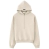 FELPA CON ZIP E CAPPUCCIO