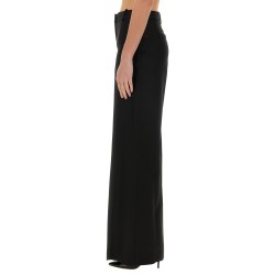 WIDE GABARDINE PANTS