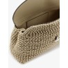 T-Lock woven leather clutch