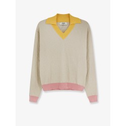 Cotton and silk sweater