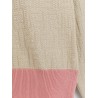 Cotton and silk sweater