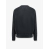 Cotton sweatshirt with front embroidered logo