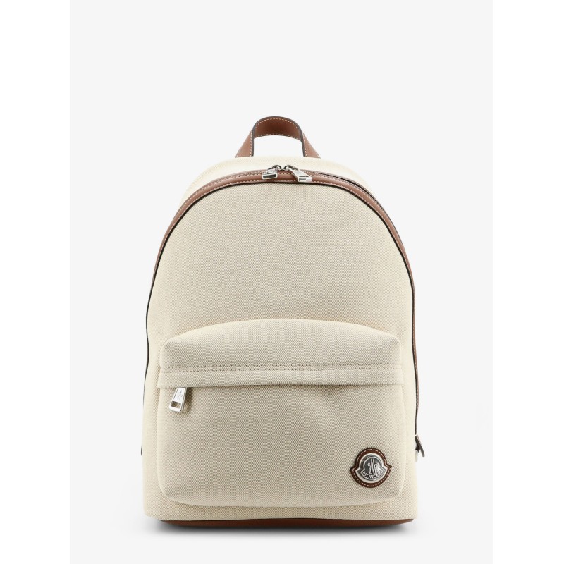 Carlo canvas backpack with embossed Moncler logo