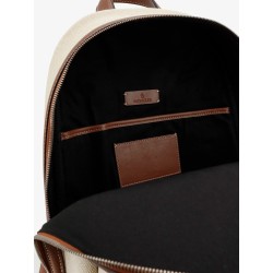 Carlo canvas backpack with embossed Moncler logo