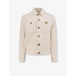 White denim jacket