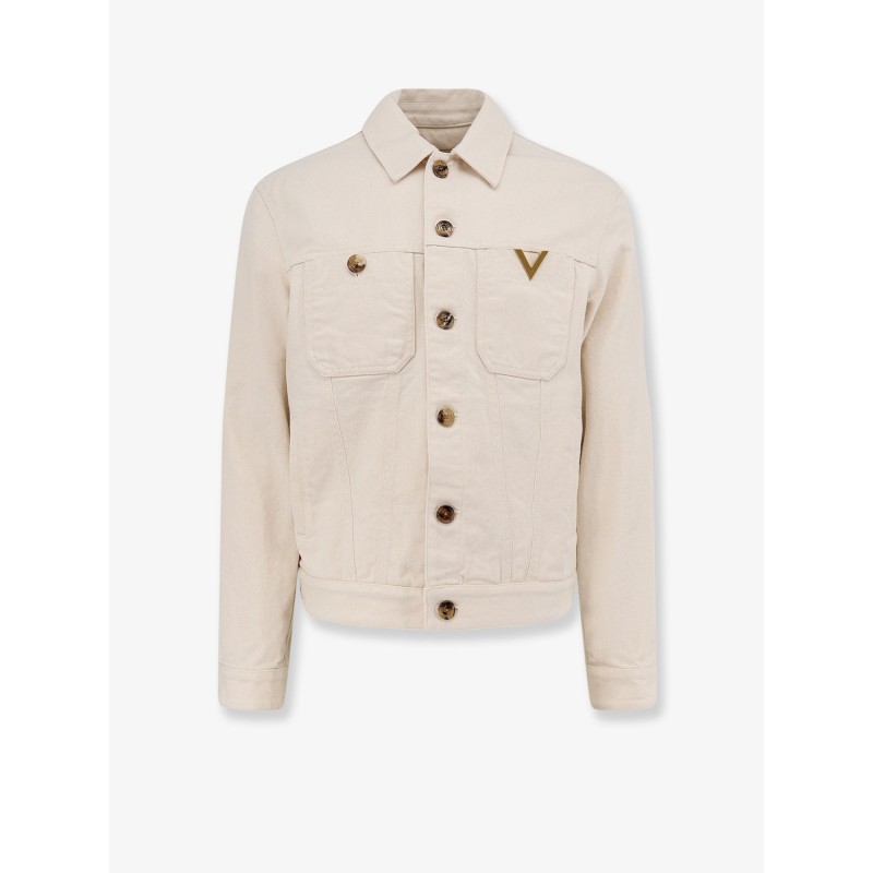 White denim jacket