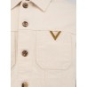 White denim jacket
